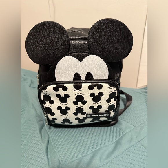 Other - Mickey Mouse Black and White Backpack